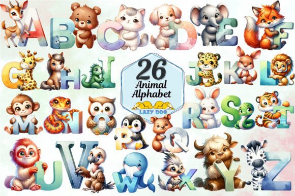 Animal Alphabet Sublimation Bundle: Creative Uses for Designers