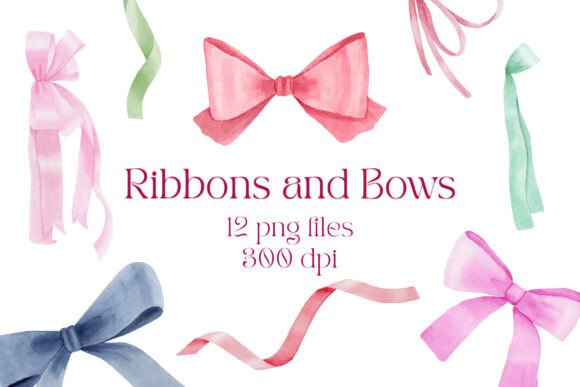 Instantly Add Charm with Hand-Painted Watercolor Ribbons