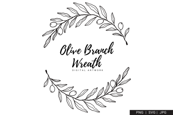 Olive Branch Hand Drawn: A Natural Touch for Modern Designs