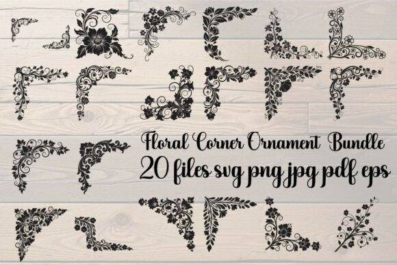 Ornamental Elegance: A Guide to Using Floral Corner Designs