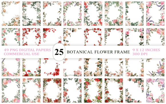 Timeless Elegance: Designing with Vintage Botanical Frames