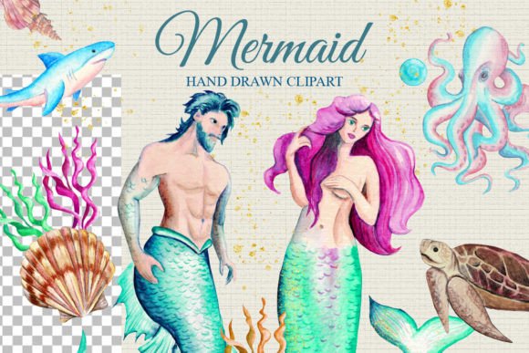 Unleashing Creativity with Watercolor Mermaid Clipart Sublimation