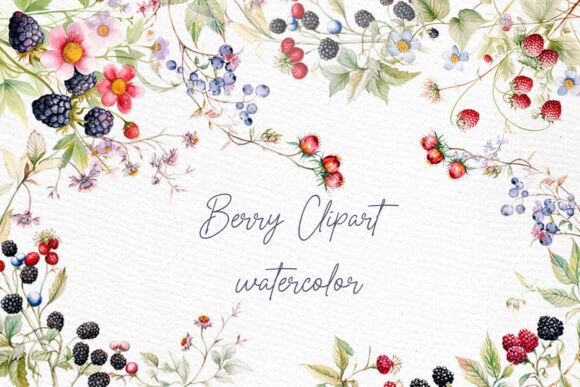 Wildflowers Watercolor Strawberry Png: A Fresh Take on Design